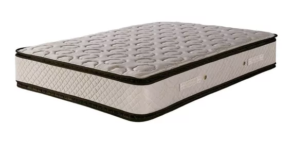 Colchón King de resortes Cannon Resortes Sublime blanco - 200cm x 200cm x 33cm con doble pillow top