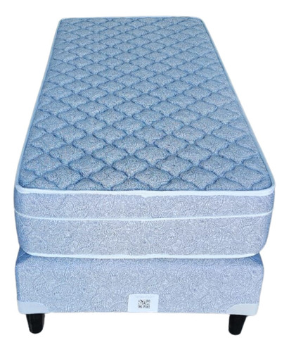 Imagen 4 de 9 de Colchon + Sommier 1 Plaza 80x190 26cm Europillow + Almohada