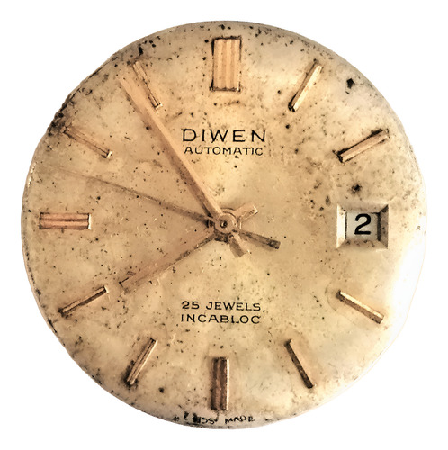Diwen - Maquina Reloj Pulsera 25 Jewels - Calibre Eta 2522 (Usado)