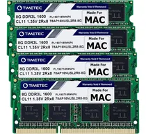 Comprar Kit Memoria Ram Timetec 32gb (4x8gb) Ddr3l 1600mhz Cl11