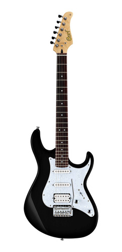 Guitarra eléctrica Cort G Series G250 de tilo black con diapasón de jatoba