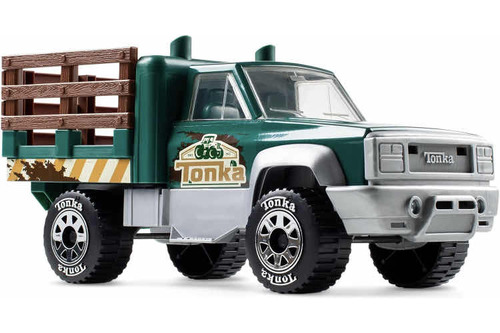 Tonka Steel Classic Pickup Camion Agricola Acero Verde / H
