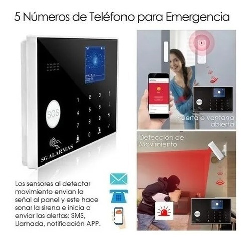 Alarma De Seguridad Inalambrica Wifi Ip Tuya G30 Guayaquil