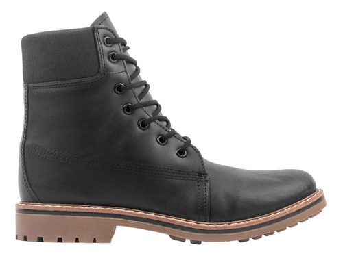 Botas Moto Lluvia Borcegos Cuero Caña Alta De Hombre Bourbon