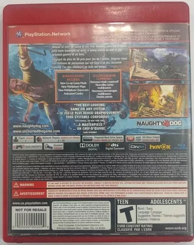 Uncharted 2 Among Thieves PS3 - Um dos melhores jogos de aventura para  Playstation 3 - ACLAMADO