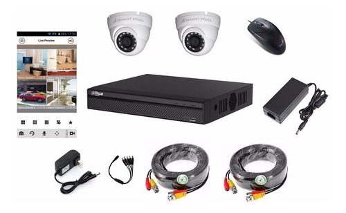 Kit Seguridad Dahua Camaras Hd 720p Configurado! Showroom