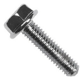 Tornillo exagonal Moto Cromado 6mm X 22 Paso 1.25 (x6u Chako