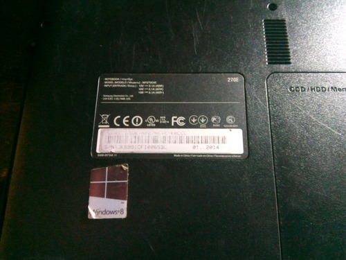 Desarme Notebook Samsung Modelo 270e (Usado)