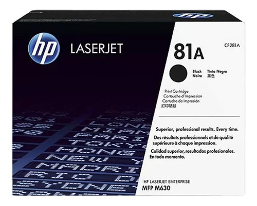 Toner Hp Negro Laserjet Enterprise M630 10.500 Pag - Cf281a