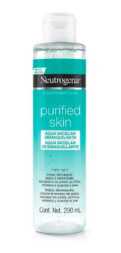 Imagen 1 de 1 de Agua Micelar Neutrogena 7 En 1 Purified Skin X 200 Ml