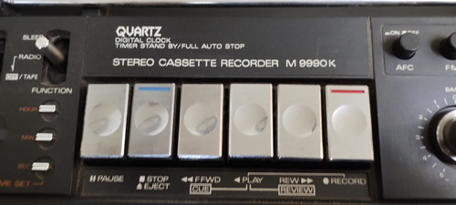 Antiguo Equipo De Audio Sanyo Modelo M9990k (Usado)