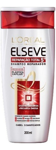 Shampoo Elseve Reparação Total 5+ Shampoo 200ml