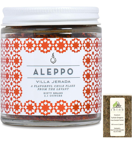 Villa Jerada, Aleppo Pepper, 2.1 Oz (pack Of 1) + Includes-f