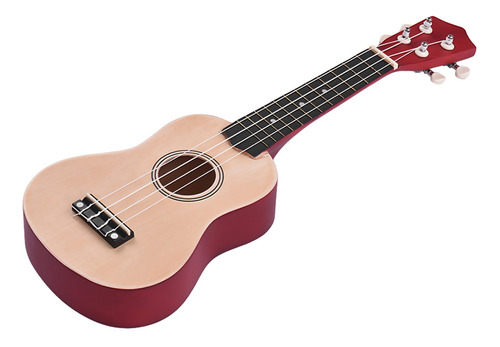 Ukelele Con Soporte Acústico Uke Colored 21, Kit De Ukelele