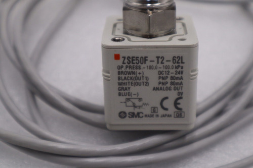 Smc Zse50f-t2-62l Smc Sensor-100~100kpa Stock L-516- Ccw