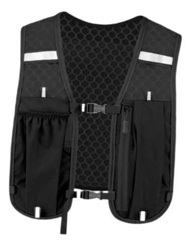 Colete De Hidratação Respirável Para Homens, Preto
