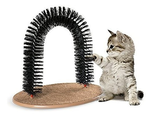 Aikopets Cat Arch Auto Groomer Masajeador Novio Juguete