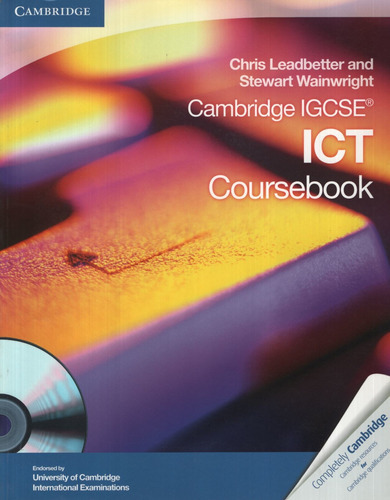 Cambridge Igcse Ict - Student's Book + Cd-rom, De Leadbetter, Chris. Editorial Cambridge University Press, Tapa Blanda En Inglés Internacional, 2010