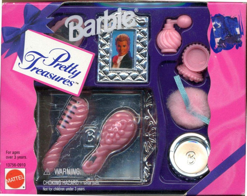 Barbie Juego De Mesa De Tocador Pretty Treasures