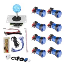 Comprar Kit Arcade Led Mame Retro Bartop Palanca Botones Placa Luz