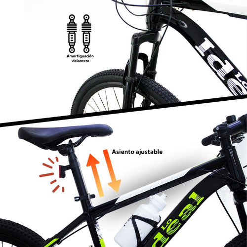 Imagen 5 de 10 de Bicicleta Montaña Hombre Rod 26 Frenos Disco 21 Cambio - El