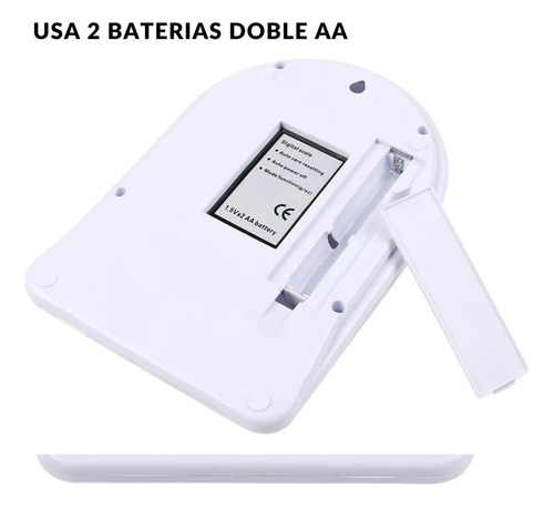 Balanza De Cocina Digital Precisión Medición 1g A 5kg Dh®