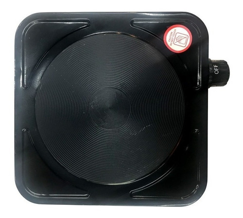 Imagen 1 de 3 de Anafe eléctrico Kushiro AEK-1000 negro 220V