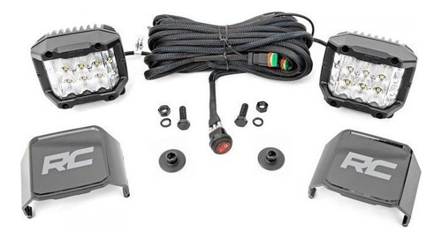 Luz Led Soporte 3in Cromada Gran Angular Bronco 2021