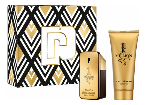 Set For Men Paco Rabanne 1 Million Edt 100 Ml + Shower Gel 1