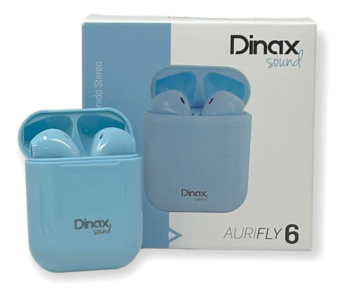 Auriculares Inalámbricos Premium - Dinax Aurifly6 Celeste