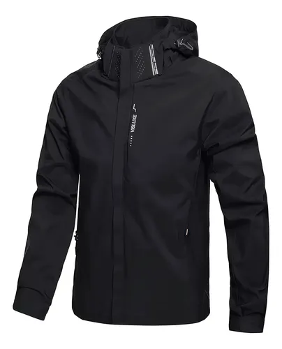 Chaqueta Casual Montañismo Cortavientos E Impermeable Unisex