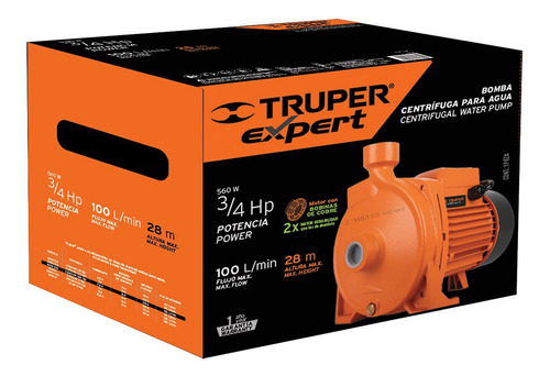 Bomba Electrica Para Agua Centrifuga 3/4 Hp Cisterna Tinaco