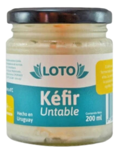 Queso Untable De Kéfir Loto  200ml - Graviola X 2uni