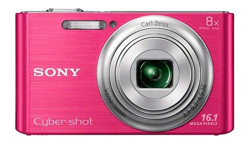  Sony Cyber-shot W730 DSC-W730 compacta cor  rosa