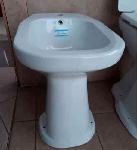 Imagen 3 de 10 de Inodoro Elevado + Bidet Elevado Monocomando + Tapa Inodoro Frente Abierto + Griferia Bidet Mono S/transferencia Envio