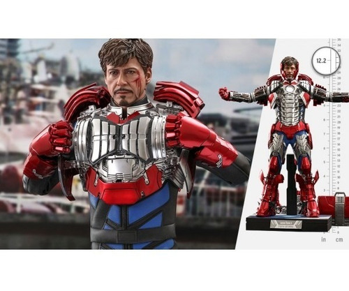 Hot Toys Tony Stark (mark V Suit Up Version) Deluxe