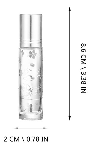 Botella Enrollable De Aceite Esencial De Viaje, 6 Unidades,