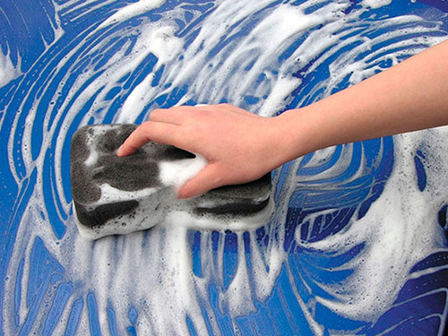 Imagen 3 de 10 de Soft99 Rich And Soft Sponge Esponja Premium Para Lavado Auto