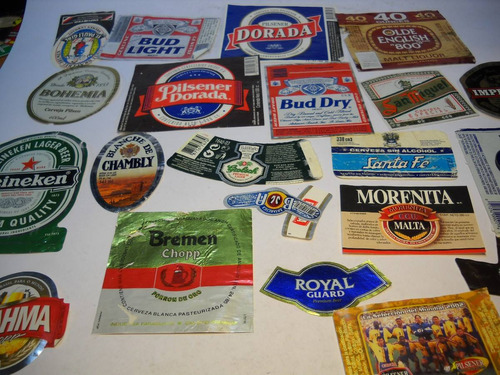 Colección 21 Etiquetas De Cerveza