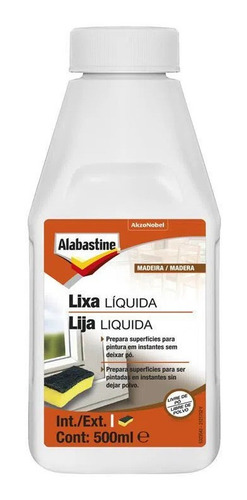 Lixa Líquida 500ml P/ Madeiras E Metais Alabastine