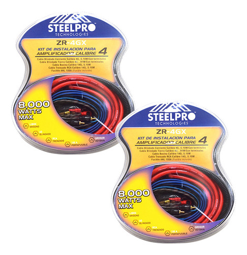 Kit De Instalacion Cal 4 Steelpro Zr-4gx 2 Piezas 