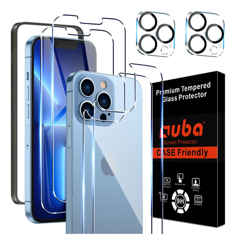 Ouba Protector Pantalla Para iPhone Pro Delantero Trasero