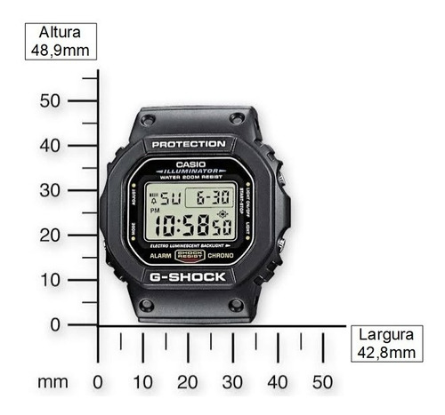 Relógio Casio G-shock Dw 5600e 1vdf Original Nota Garantia