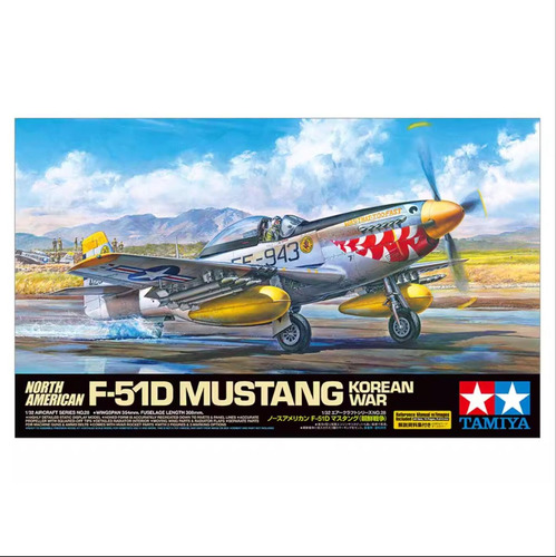 Kit De Avión North American F-51d Mustang 1/32 De Tamiya 603