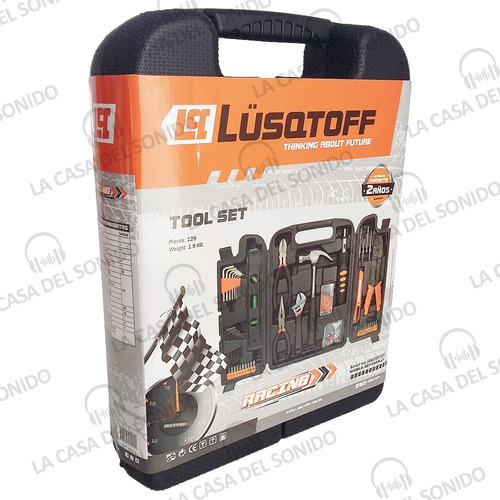 Kit De Herramientas Lusqtoff 129 Piezas Set Rally Maletin