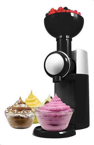 Máquina de helados Big Boss Swirlio capacidad de 3L  negra 120V