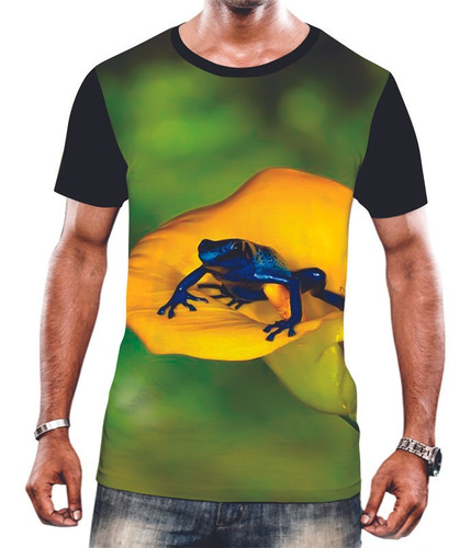 Camiseta Camisa Unissex Animal Sapo Rã Anfíbio Terrestre 3