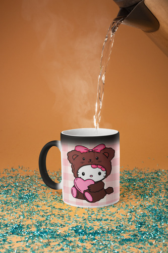Taza Mágica Hello Kitty Oso Termosensible 320 Ml Hello Kitty Oso