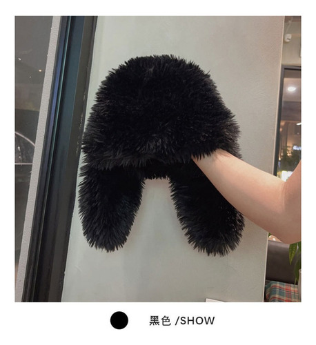 Gorro De Conejo De Orejas Largas De Peluche Grueso Y .