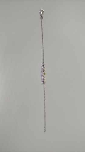 Imagen 4 de 10 de Pulsera Dama Plata .925, Tejido Fino Usada, Buena Condición